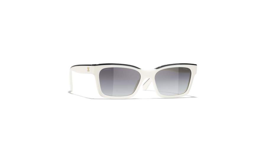 Zonnebrillen CHANEL CH5417 C1763/S6 54-17 Blanc op voorraad